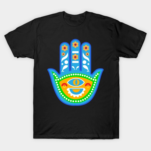 Hamsa design T-Shirt by holidaystore